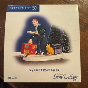 Department 56 Snow Village 'They Have A Room For Us' Figurine